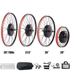 CSC SW900 48V 1500W sähköpyörän muunnossarja etu ja taka napamoottori useat rengaskoot