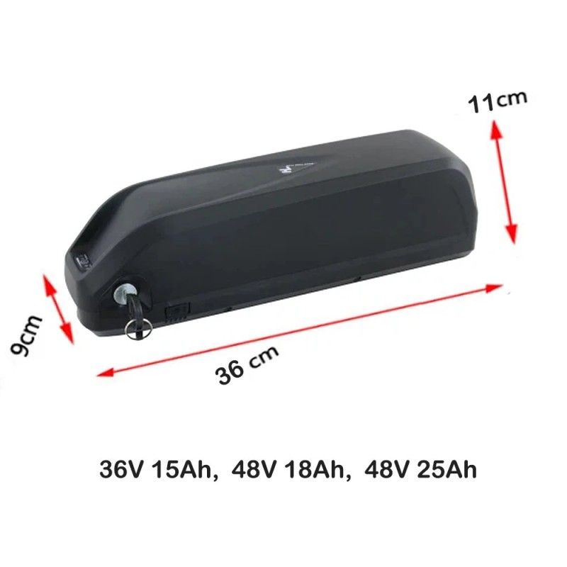 CSC 48V 25Ah alaputken sähköpyörän akku 1200Wh 21700-solut 5000mAh 40A BMS XT60