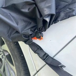 IPRee autoteltta peräkontin jatke markiisilla aurinkosuojalla ja kantolaukulla