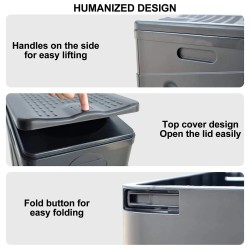 IPRee kannettava kokoontaitettava uudelleenkäytettävä ulkokäyttöön wc matkailuun aikuisille ja lapsille