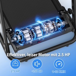 Bominfit Q30-5 taittuva juoksumatto 2,5hv 1–12km/h älyappi led-näyttö 120kg kantavuus