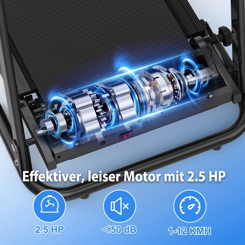 Bominfit Q30-5 taittuva juoksumatto 2,5hv 1–12km/h älyappi led-näyttö 120kg kantavuus