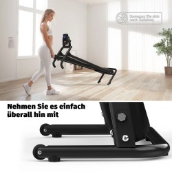 Bominfit Q30-5 taittuva juoksumatto 2,5hv 1–12km/h älyappi led-näyttö 120kg kantavuus