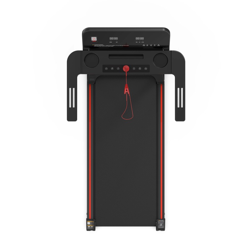 Bominfit Q30-6 taittuva juoksumatto 2,5 hv 12 km/h älysovellus LED-näyttö mukiteline 120 kg kompakti