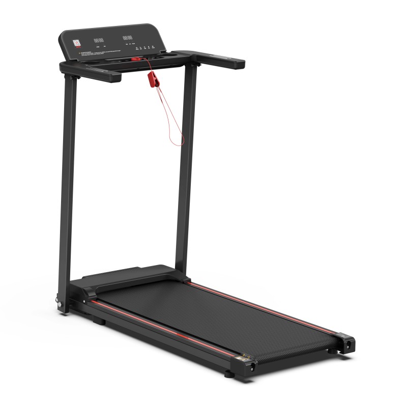 Bominfit Q30-6 taittuva juoksumatto 2,5 hv 12 km/h älysovellus LED-näyttö mukiteline 120 kg kompakti