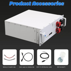 LiFePO4 51,2V 100/120/150Ah litiumakku akkunhallintajärjestelmällä bluetoothilla kotiin aurinkoenergian varastointi