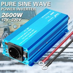Lvyuan Foval 1000W huipputeho 2600W puhdas siniaaltoinvertteri 12V 230V EU-pistoke