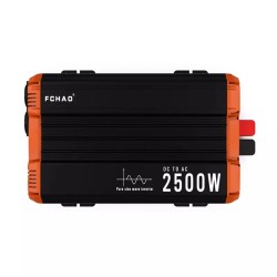 FCHAO KSC-2500W 2500W (5000W huippu) puhdas siniaaltoinvertteri 12/24/48V 230V LCD-näytöllä kaukosäätimellä