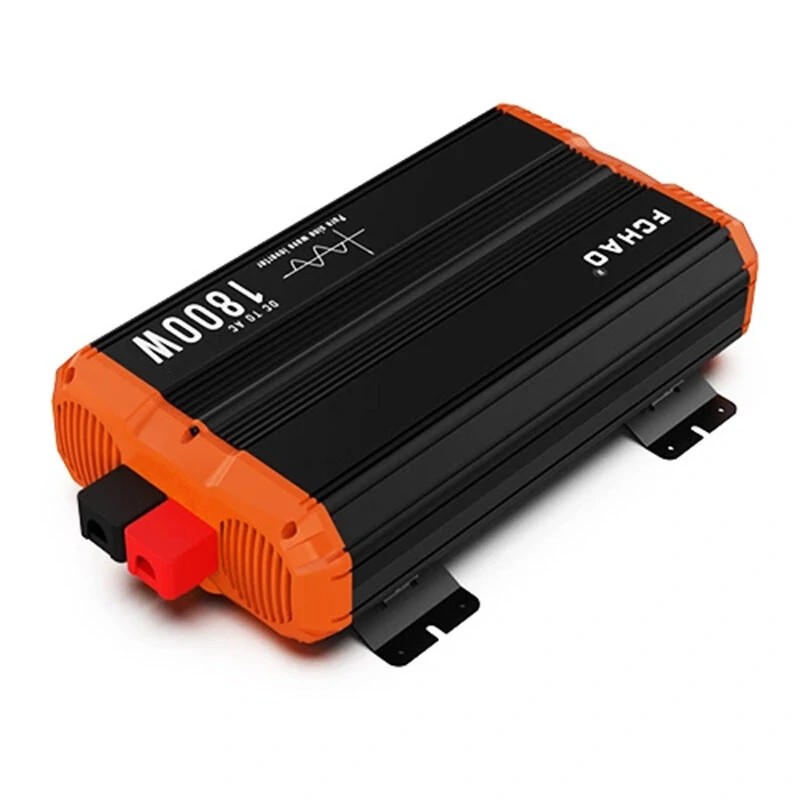 FCHAO PSC-1800W 1800W 3600W huippu puhdas siniaaltoinvertteri 12V 24V kaukosäätö EU-pistorasia