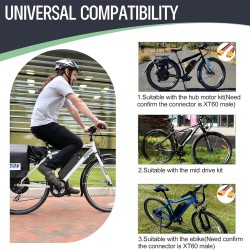 Varstrom g80 36v 24ah 864wh sähköpyörän akku lg 21700 30a bms xt60 4a laturi