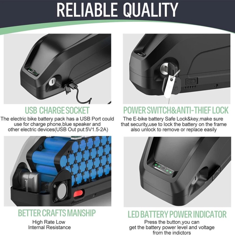 Varstrom g80 36v 24ah 864wh sähköpyörän akku lg 21700 30a bms xt60 4a laturi