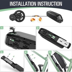 Varstrom g80 36v 24ah 864wh sähköpyörän akku lg 21700 30a bms xt60 4a laturi