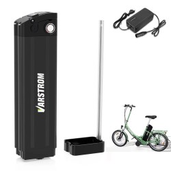 Varstrom 36V 18 2Ah 655 2Wh sähköpyörän akku Hopeakala 30A akunsuojaus 4A laturi sopii 250 1500W moottoreille