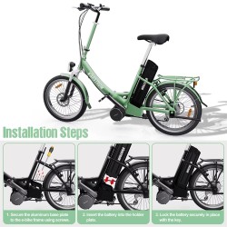 Varstrom 36V 18.2Ah 655.2Wh sähköpyörän akku Hopeakala 30A akunsuojaus 4A laturi sopii 250–1500W moottoreille