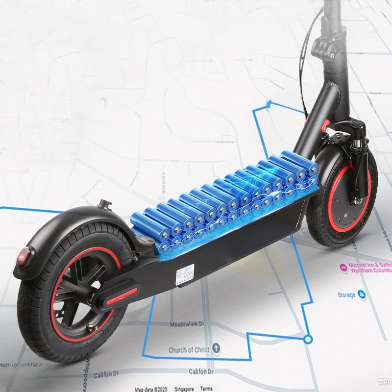 SUNNIGOO sähköpotkulauta taittuva kymmenen tuuman ilmarenkaat etujousitus pitkä toimintamatka voimakas moottori