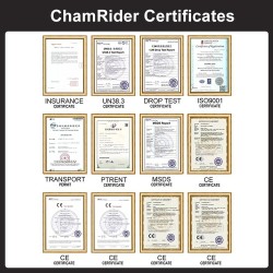 ChamRider 48V 45Ah 2160Wh kolmioakku 21700-kennoilla 50A BMS IP65 nopea 4A laturi sopii 250W-2000W moottoreille