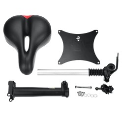 Mukava ammattimainen hengittävä sähköpotkulaudan satula iskuvaimennuksella sopii ANGWATT X1 LAOTIE SR10