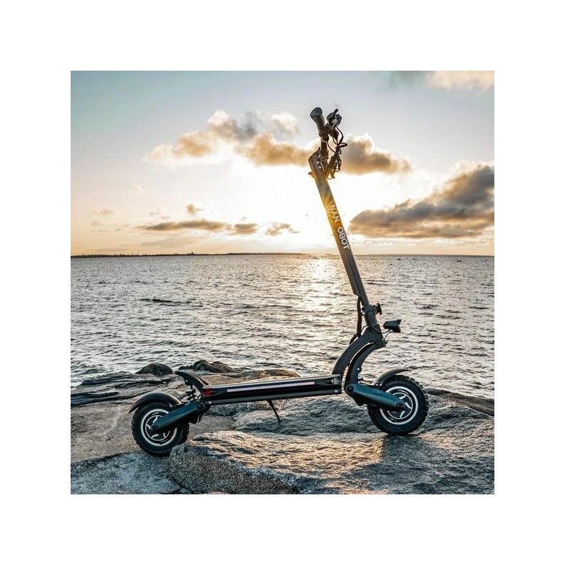 NANROBOT D6+ 2.0 sähköpotkulauta 52V 26Ah kaksimoottorinen 10-tuumainen taitettava 60km toimintasäde 150kg kantavuus