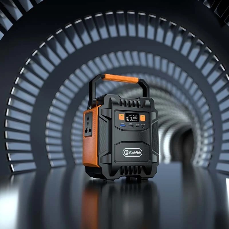 FlashFish 200W kannettava aurinkogeneraattori 172Wh 48000mAh 110V 220V hätävalaistus retkeily