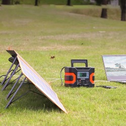 FlashFish TSP18V taitettava aurinkopaneeli 100W 18V kannettava aurinkolaturi USB-C 65W USB-A 18W DC-lähtö