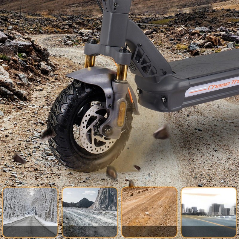 CUNFON RZ800 sähköpotkulauta 1200W moottori 48V 18Ah akku 60-80 km toimintasäde 10,5 tuuman renkaat