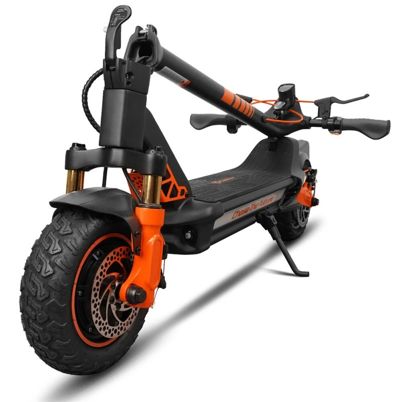 CUNFON RZ1000 taitettava sähköpotkulauta 48V 24Ah akku kaksoismoottorit 1200W 10,5-tuumaiset renkaat