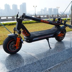 CUNFON RZ1000 taitettava sähköpotkulauta 48V 24Ah akku kaksoismoottorit 1200W 10,5-tuumaiset renkaat