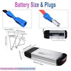 HANIWINNER HA074-04 36V 20Ah 720Wh takatelineakku laturilla vesitiivis 30A akunhallintajärjestelmä takavalo