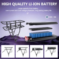 Varstrom 36V 20,8Ah 748,8Wh takatelineakku 18650 2600mAh 30A BMS-suojalla 4A laturilla sopii 36V 250–1500W moottorille