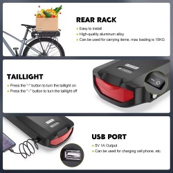 Varstrom 36V 20,8Ah 748,8Wh takatelineakku 18650 2600mAh 30A BMS-suojalla 4A laturilla sopii 36V 250–1500W moottorille