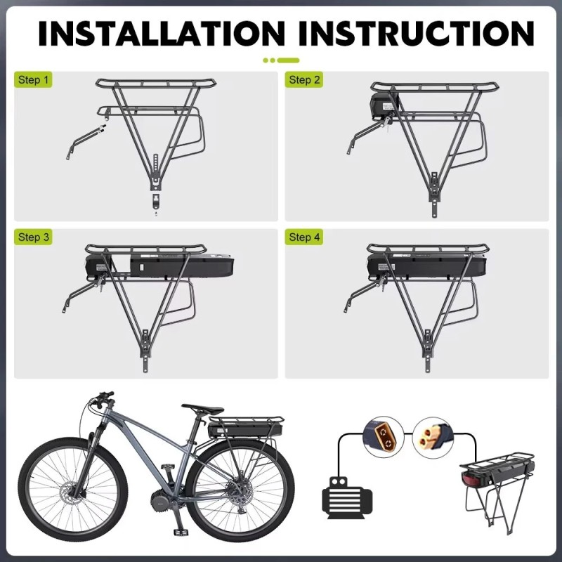 Varstrom 36V 20,8Ah 748,8Wh takatelineakku 18650 2600mAh 30A BMS-suojalla 4A laturilla sopii 36V 250–1500W moottorille