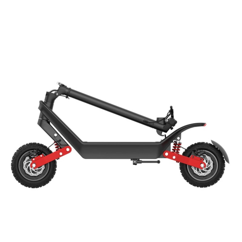 HX X10W musta 48V 18.2Ah sähköpotkulauta tuplamoottori 1000W×2 11-tuumaiset renkaat 70–100km toimintasäde 120kg kantavuus