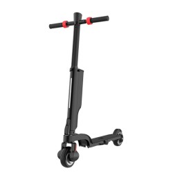 HX X6 musta taitettava sähköpotkulauta 36V 5Ah akku 250W moottori 25km h huippunopeus 100kg kantavuus