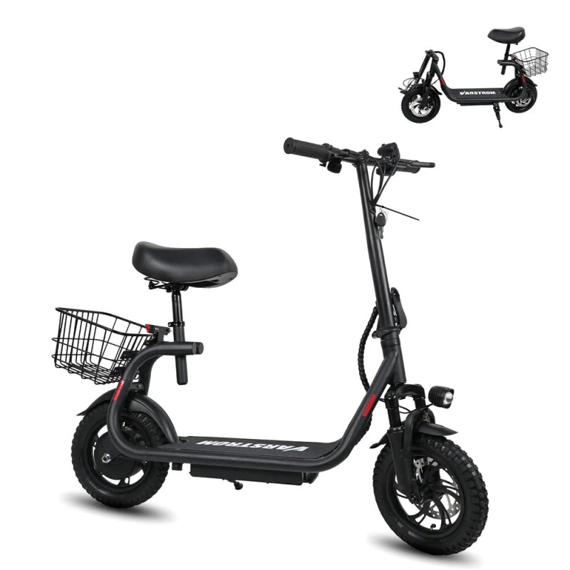 VARSTROM VS50 sähköpotkulauta 500W 36V 13Ah akku 35km toimintamatka taitettava 12-tuumaiset renkaat