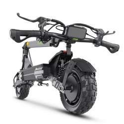 VIPCOO VS6 Pro sähköpotkulauta 52V 20,8Ah akku 2×1200W kaksoismoottorit 10 tuuman renkaat 50–65km 120kg kantavuus