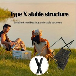 IPRee ultrakevyt kaksitoiminen taitettava ulkokäyttöön tarkoitettu monikerroksinen säilytyspöytä