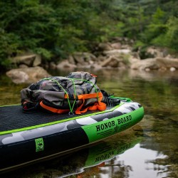 FunWater ilmatäytteinen sup-lauta 330x84x15 cm 150 kg kantavuus istuin mela reppu