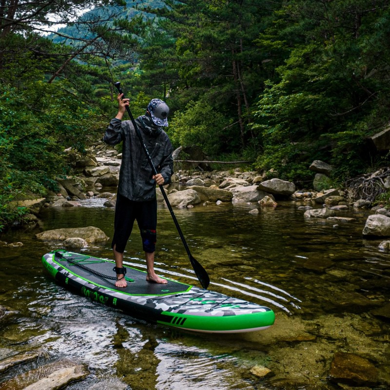 FunWater ilmatäytteinen sup-lauta 330x84x15 cm 150 kg kantavuus istuin mela reppu