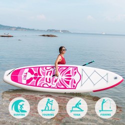 FunWater puhallettava ultrakevyt sup-lauta kaikentasoisille mukana mela pumppu reppu SUPFW02B