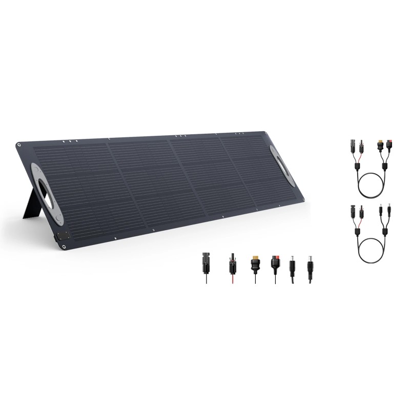 VDL SC0201 200W ETFE taittuva aurinkopaneeli 23,5% tehokas 5V USB-portti 20V tasavirta retkeilyyn