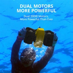 LEFEET C1 modulaarinen vedenalainen skootteri 2-vaihteinen langaton ohjaus 30–60 minuutin käyttöaika