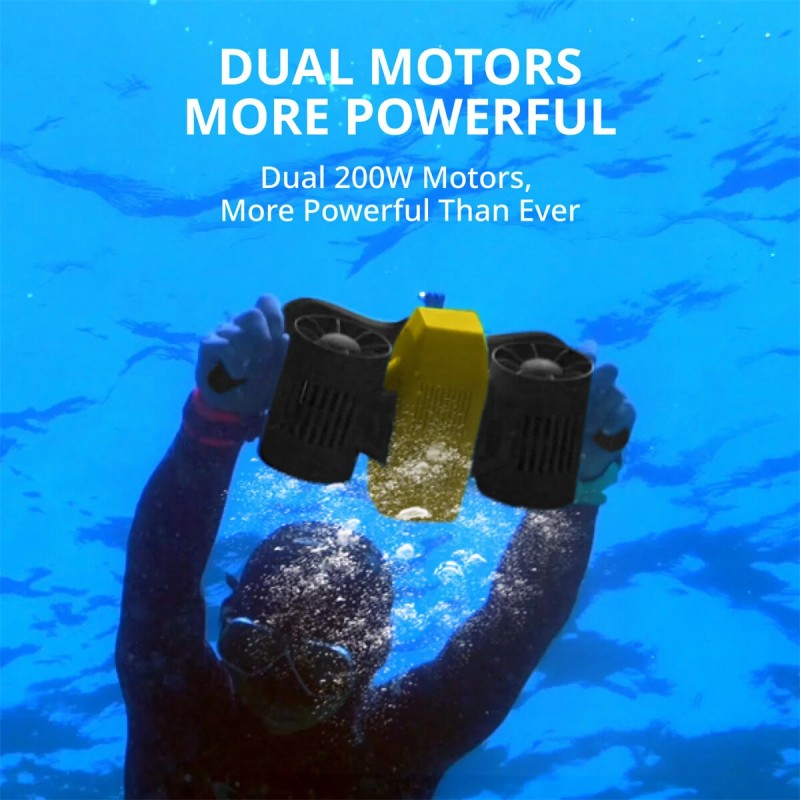 LEFEET C1 modulaarinen vedenalainen skootteri 2-vaihteinen langaton ohjaus 30–60 minuutin käyttöaika