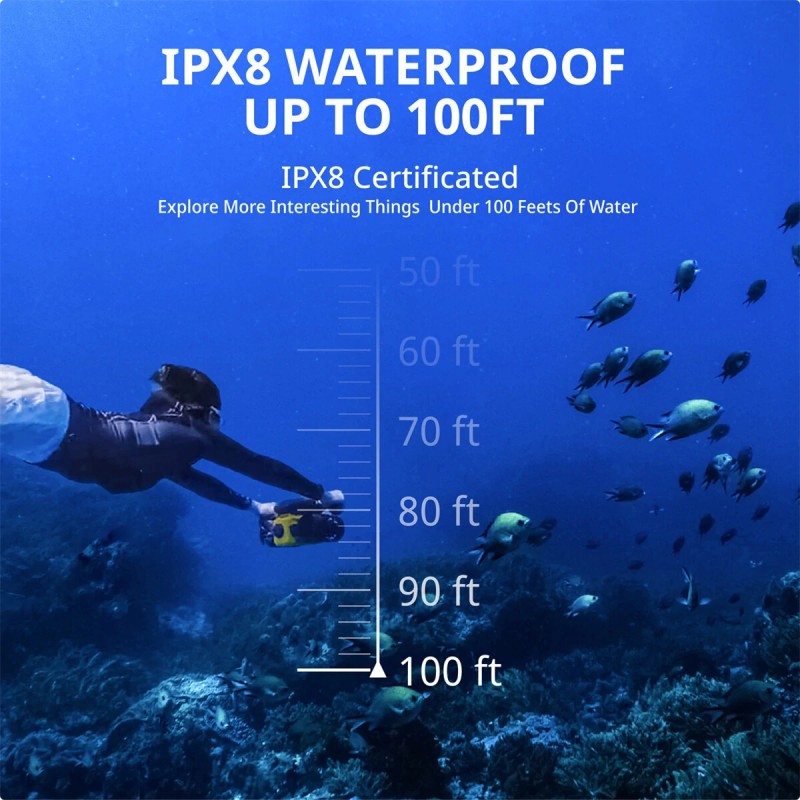 LEFEET C1 modulaarinen vedenalainen skootteri 2-vaihteinen langaton ohjaus 30–60 minuutin käyttöaika