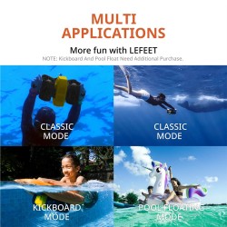 LEFEET C1 modulaarinen vedenalainen skootteri 2-vaihteinen langaton ohjaus 30–60 minuutin käyttöaika