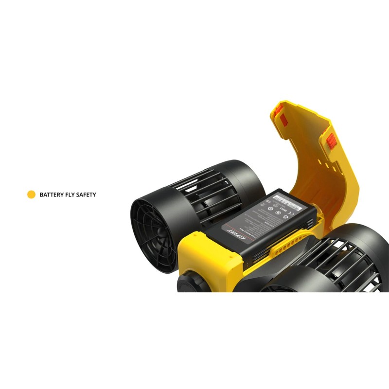 LEFEET C1 vedenalaisen skootterin litiumioniakku vaihtoakku 2,5 tunnin latausaika