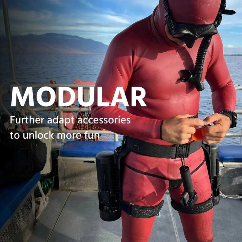 LEFEET S1 Pro vedenalainen kauko-ohjattava vesiskootteri moottoriräpylöillä sukellukseen ja sähkösurffaukseen