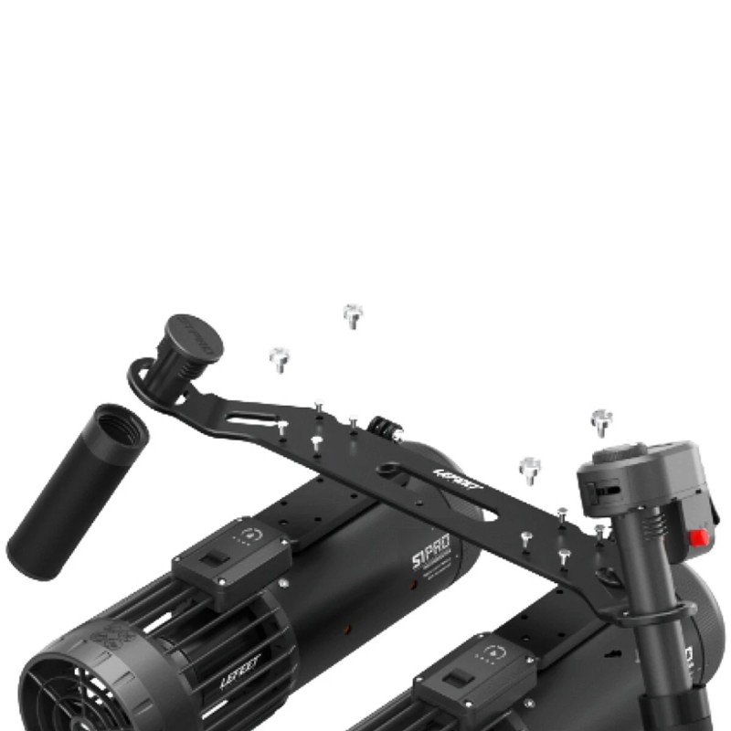 LEFEET S1 kaksoissuihkukiskosarja vedenalaiselle sähköskootterille alkuperäiset tarvikkeet asennussarja ruuveilla