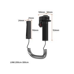 LEFEET kaukosäätimen jatkosarja S1/S1 PRO vedenalaiselle skootterille varakaukosäädin