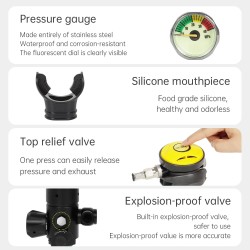 DIDEEP 1 litran kannettava sukellustankki sukellussetti sukelluslasit kantolaukku valinnainen kompressori