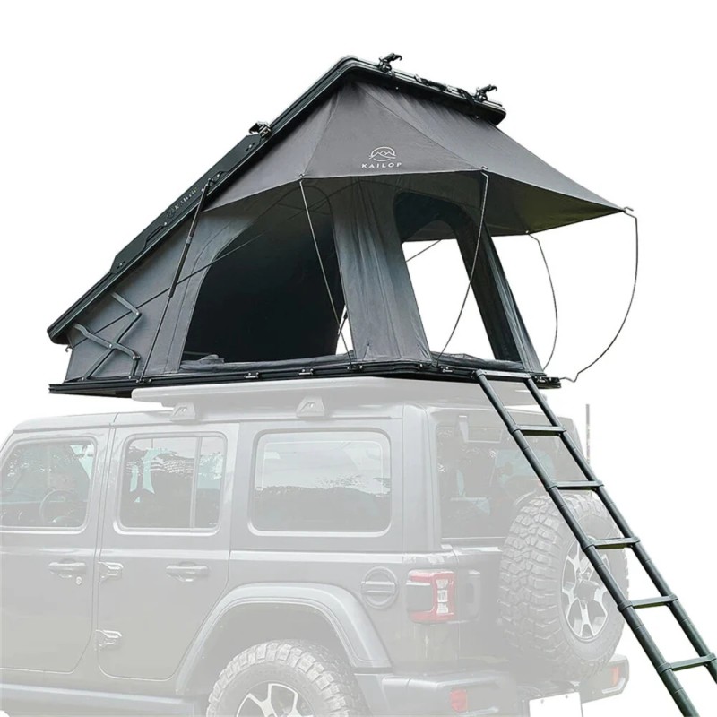 Kailop adventure 2.0 takana avautuva alumiinikovakuori kattoteltta säänkestävä kahden hengen